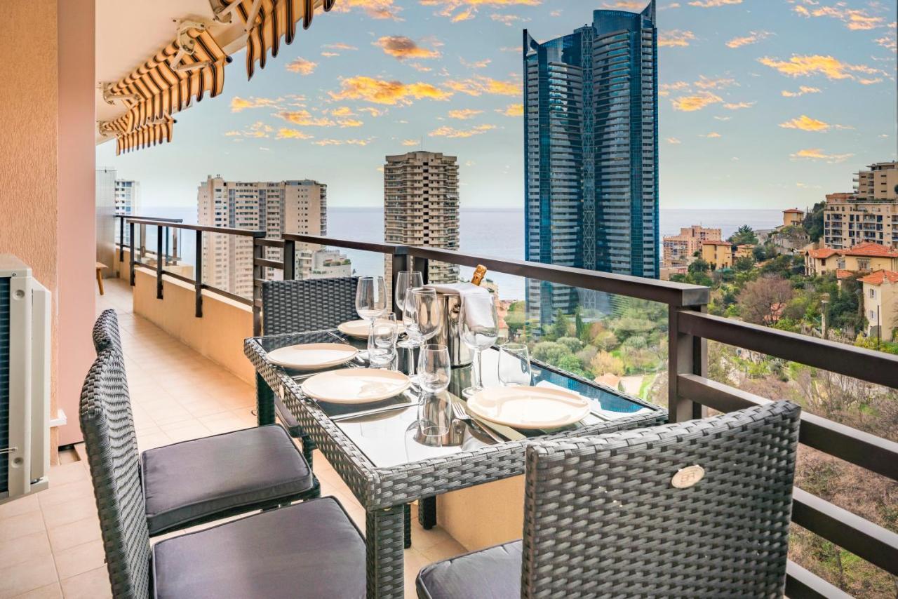 5Mn Monaco - Vue Mer - Parking - Piscine - Bb Босолей Экстерьер фото