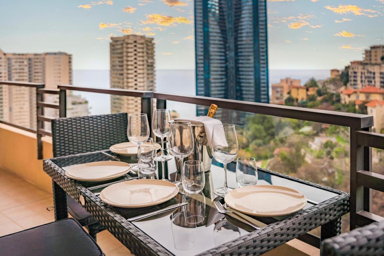 5Mn Monaco - Vue Mer - Parking - Piscine - Bb Босолей Экстерьер фото